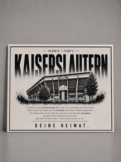 Kaiserslautern Stadion Leinwand