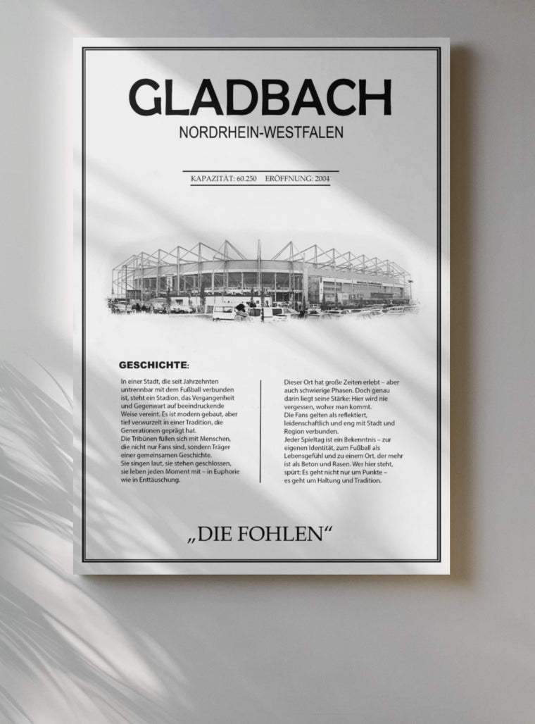 Gladbach Stadion Leinwand