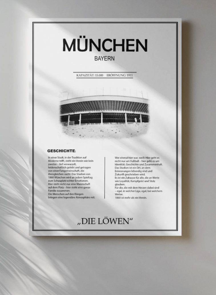 München Stadion Leinwand