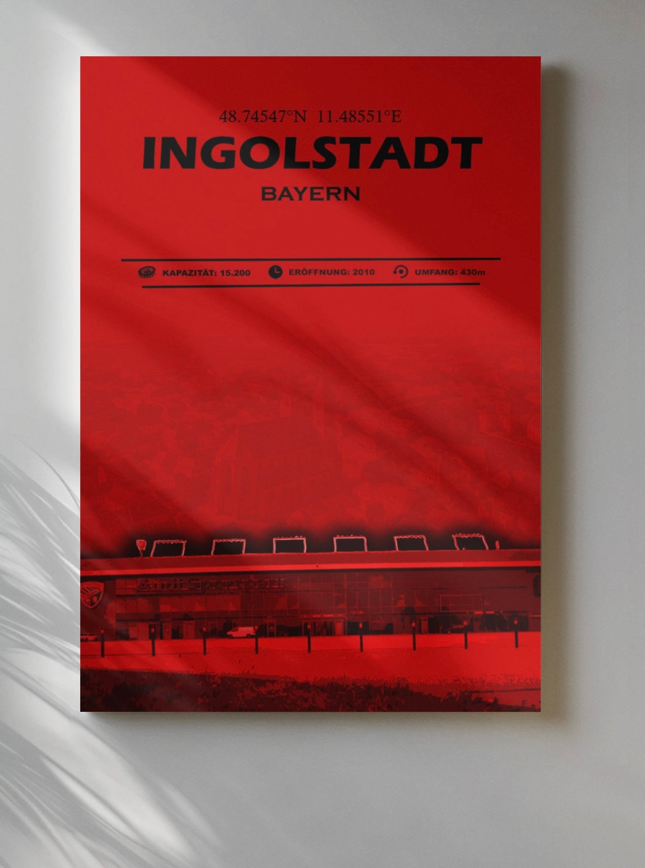 Ingolstadt Stadion Leinwand