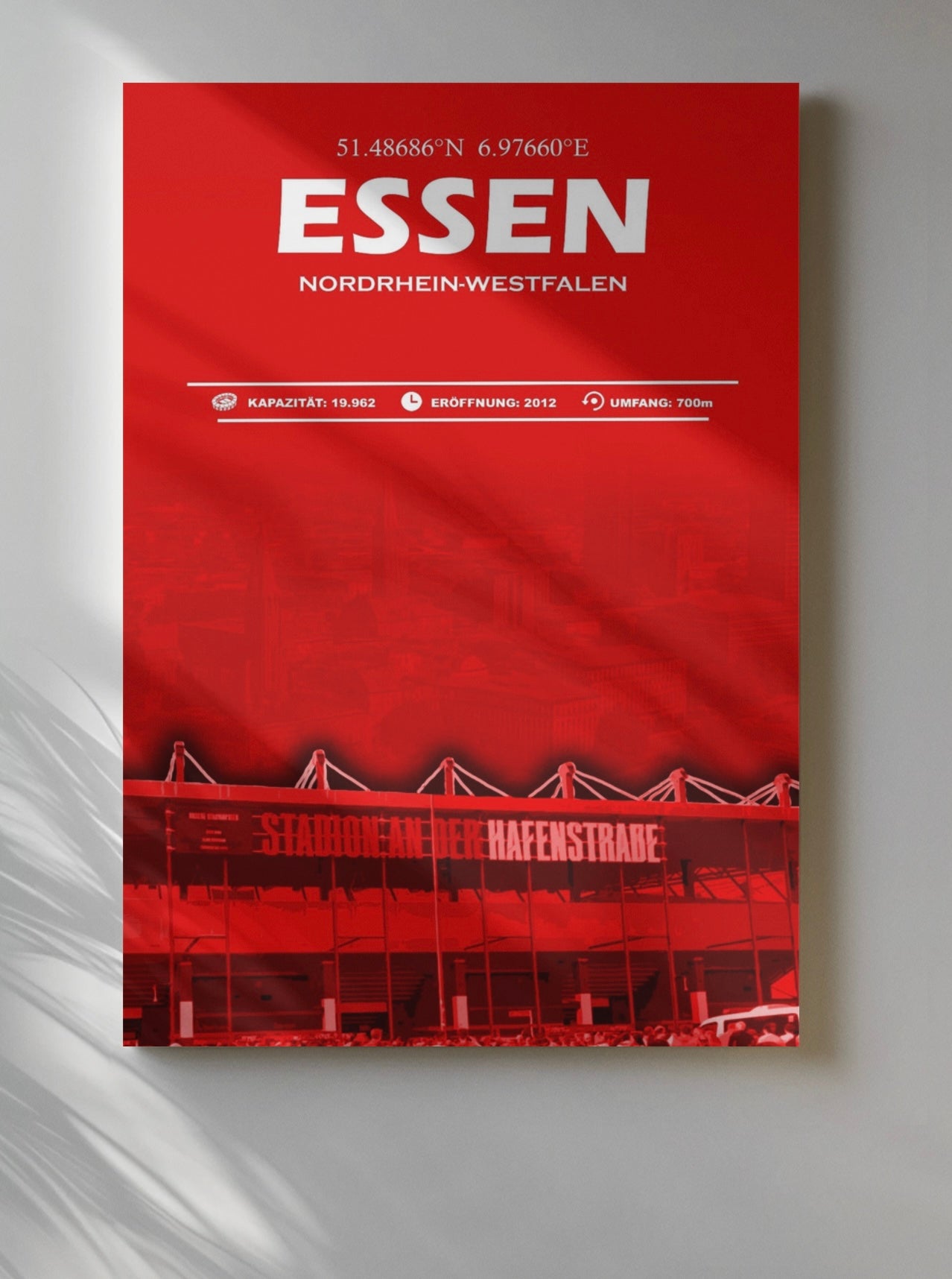 Essen Stadion Leinwand