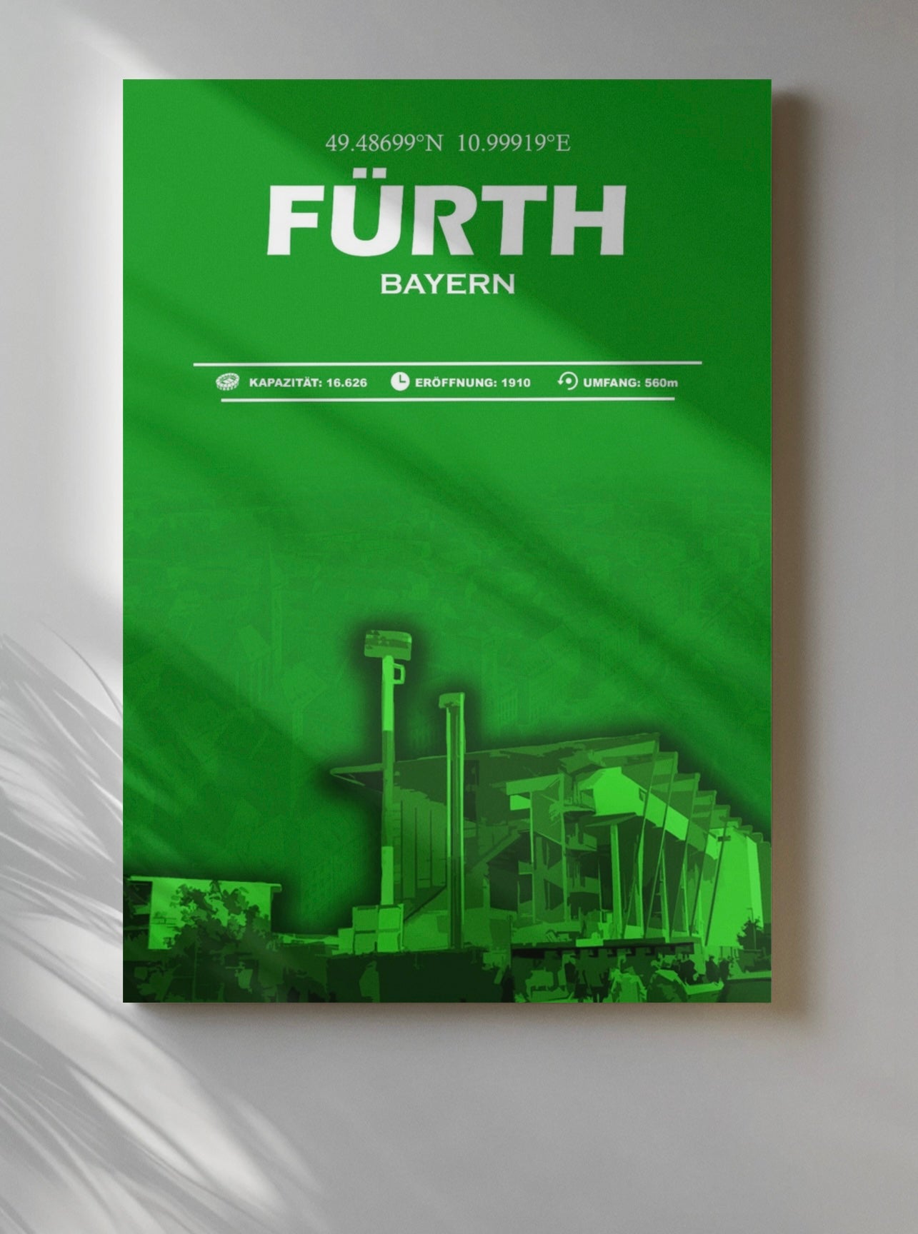 Fürth Stadion Leinwand