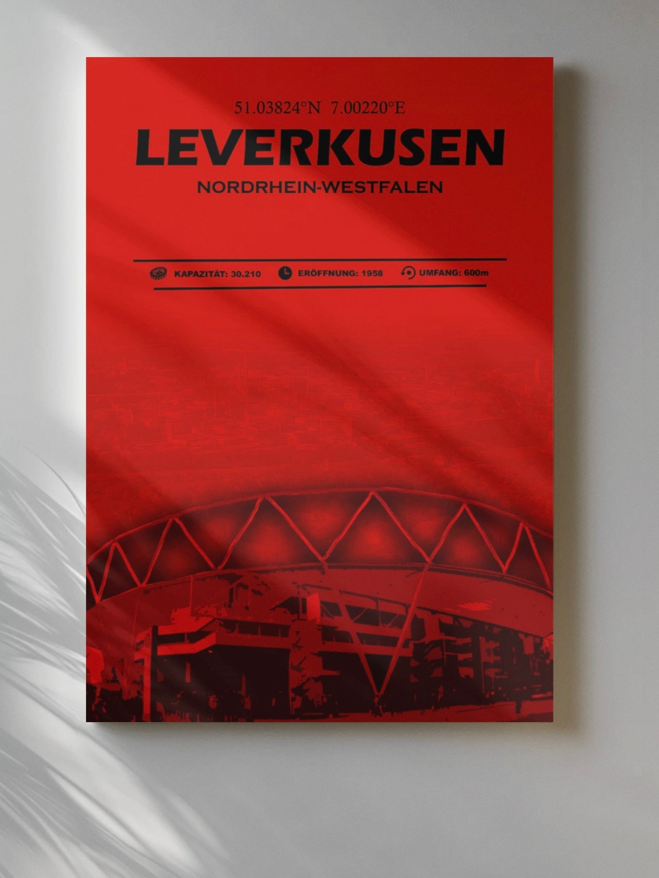 Leverkusen Stadion Leinwand