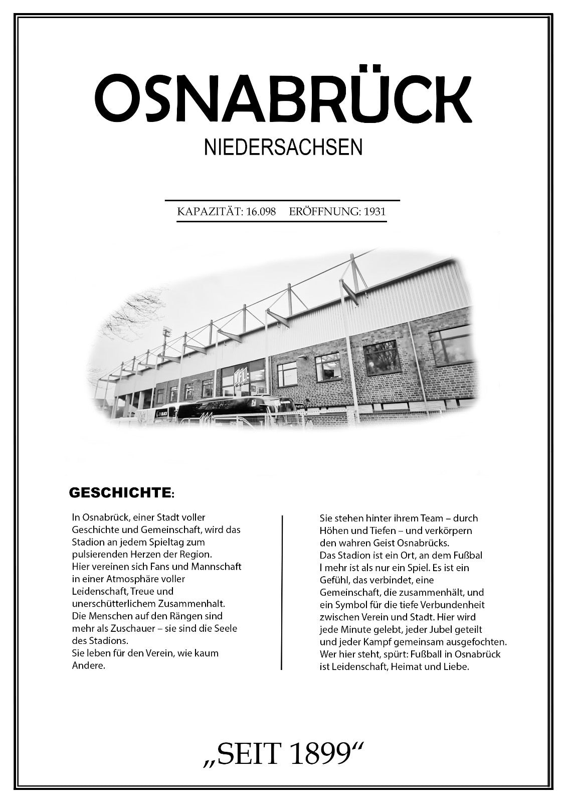Osnabrück Stadion Leinwand