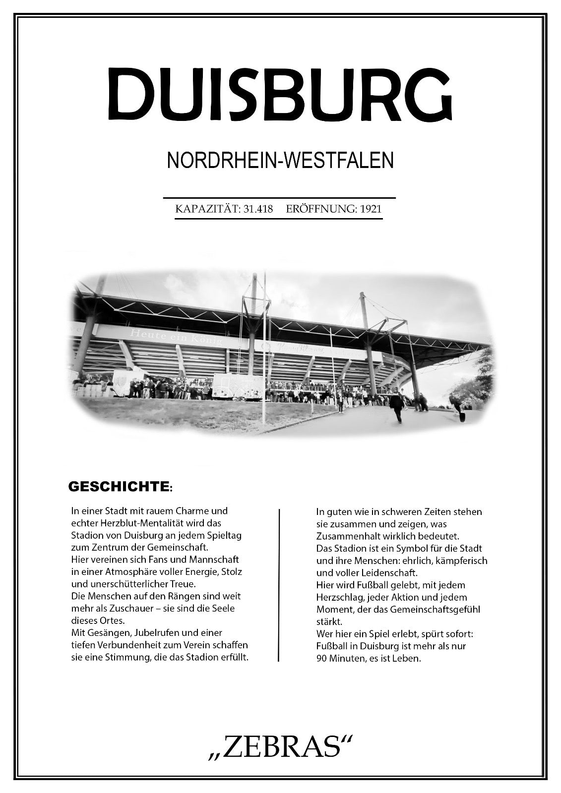 Duisburg Stadion Leinwand