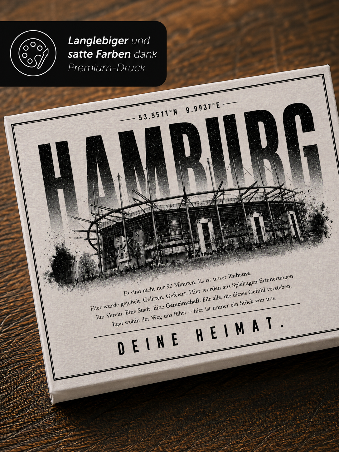 Hamburg Stadion Leinwand – Detailansicht 3
