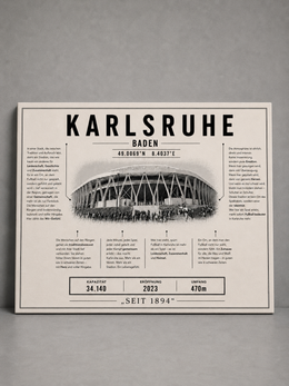 Karlsruhe Stadion Leinwand