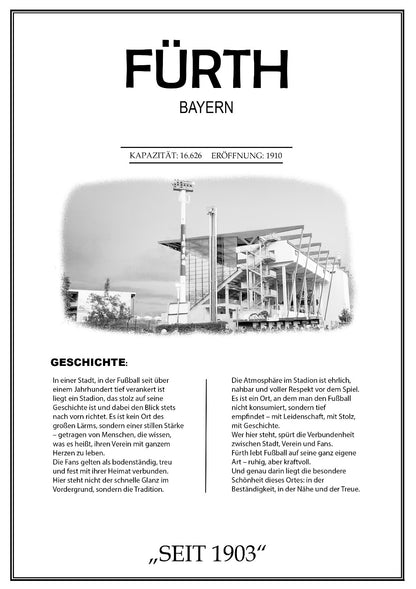 Fürth Stadion Leinwand
