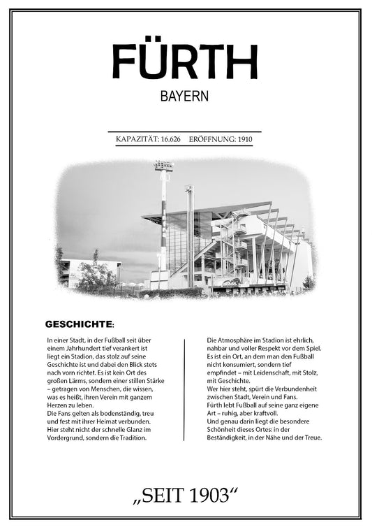 Fürth Stadion Leinwand