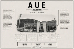 Aue Stadion Leinwand