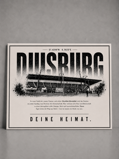 Duisburg Stadion Leinwand