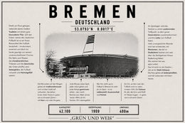 Bremen Stadion Leinwand