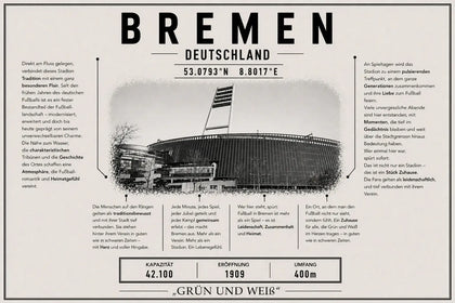 Bremen Stadion Leinwand
