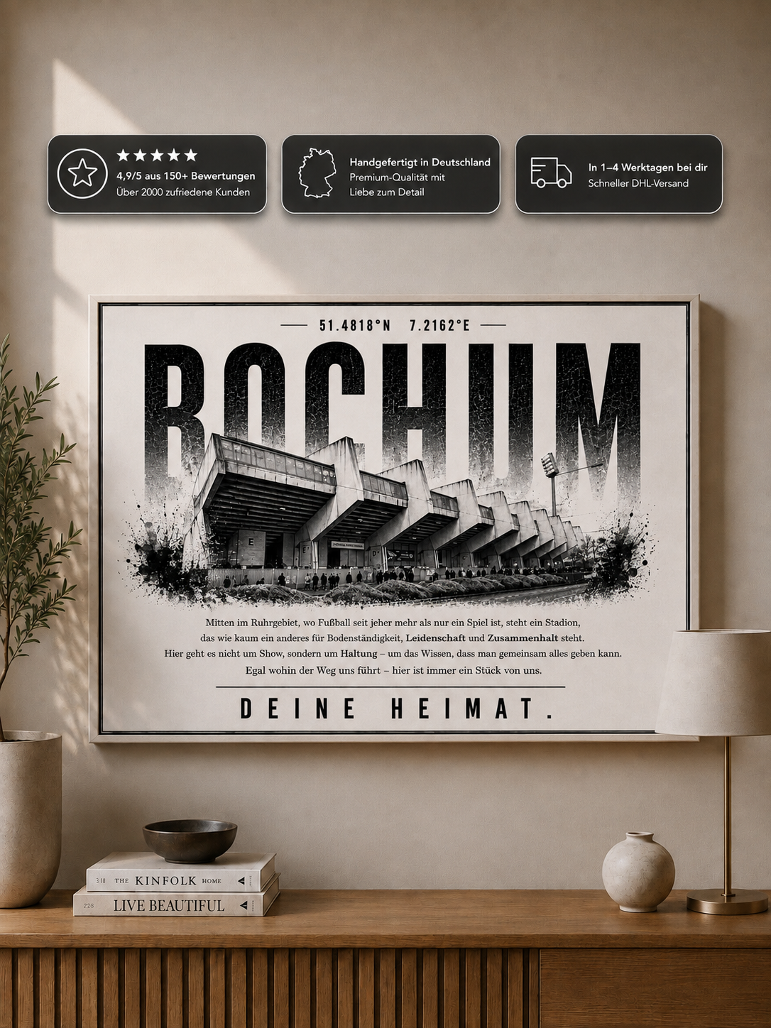Bochum Stadion Leinwand
