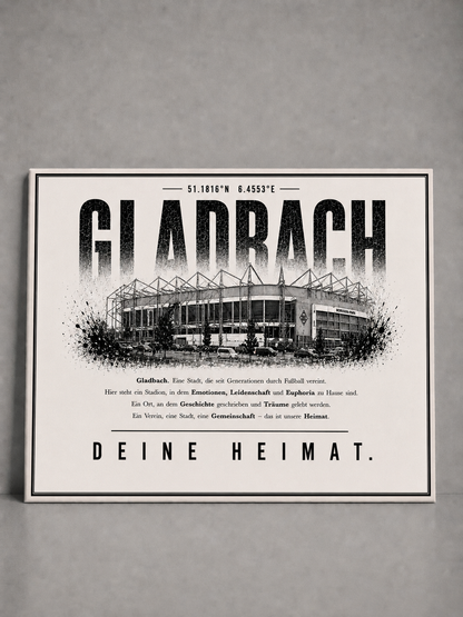 Gladbach Stadion Leinwand