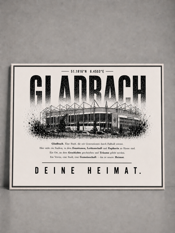 Gladbach Stadion Leinwand