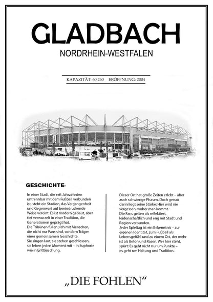 Gladbach Stadion Leinwand