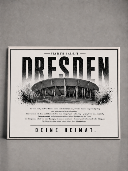 Dresden Stadion Leinwand