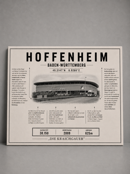 Hoffenheim Stadion Leinwand