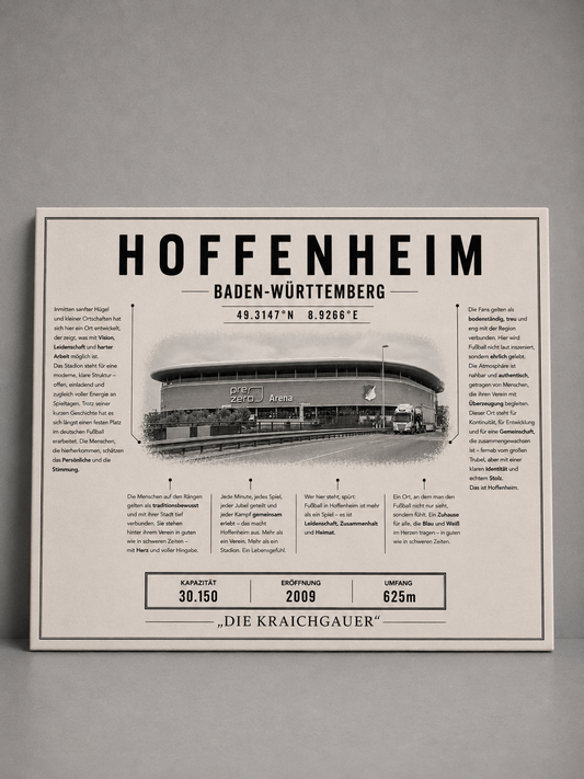 Hoffenheim Stadion Leinwand