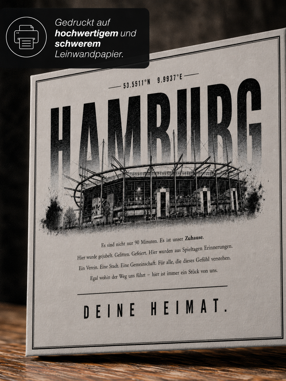 Hamburg Stadion Leinwand – Detailansicht 2