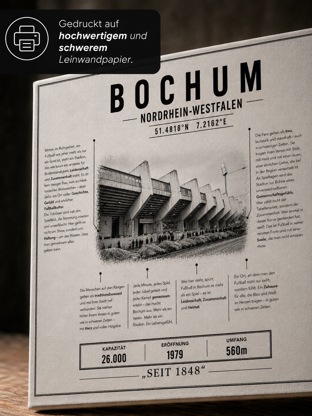 Bochum Stadion Leinwand – Detailansicht 3