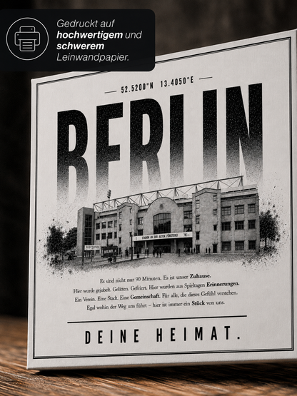 Berlin Union Stadion Leinwand