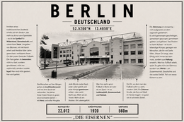 Berlin Stadion Leinwand