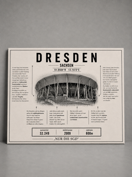Dresden Stadion Leinwand