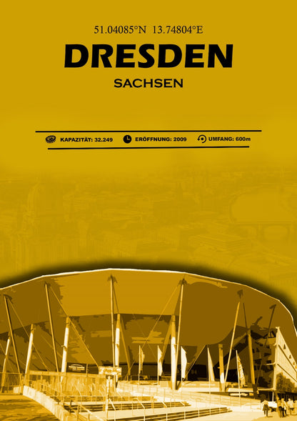 Dresden Stadion Leinwand