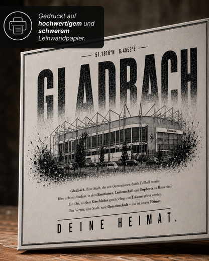Gladbach Stadion Leinwand
