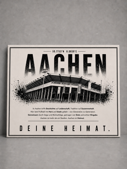 Aachen Stadion Leinwand