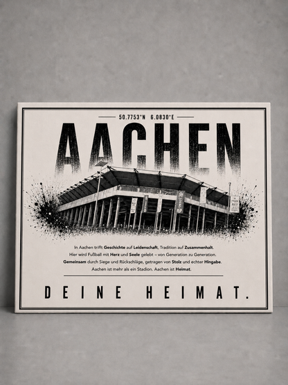 Aachen Stadion Leinwand
