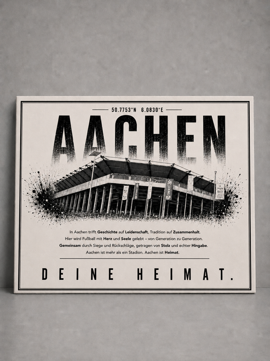 Aachen Stadion Leinwand