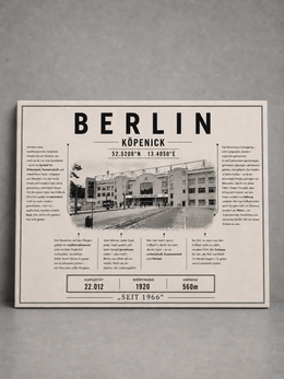 Berlin Stadion Leinwand