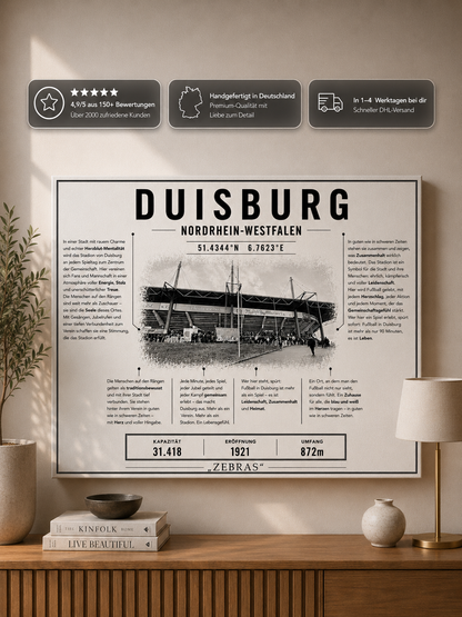 Duisburg Stadion Leinwand