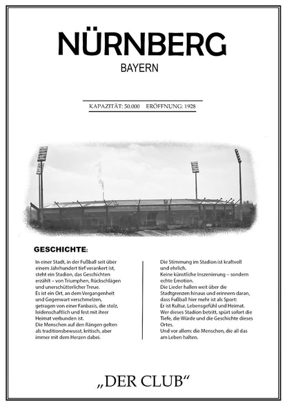 Nürnberg Stadion Leinwand
