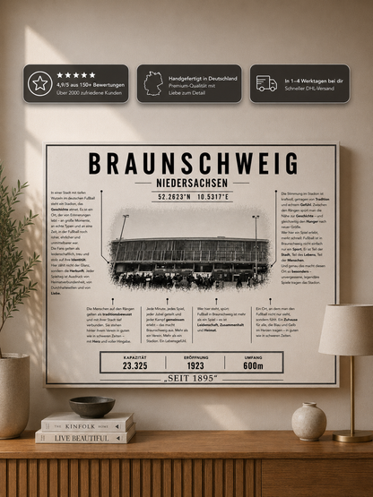 Braunschweig Stadion Leinwand