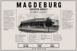 Magdeburg Stadion Leinwand