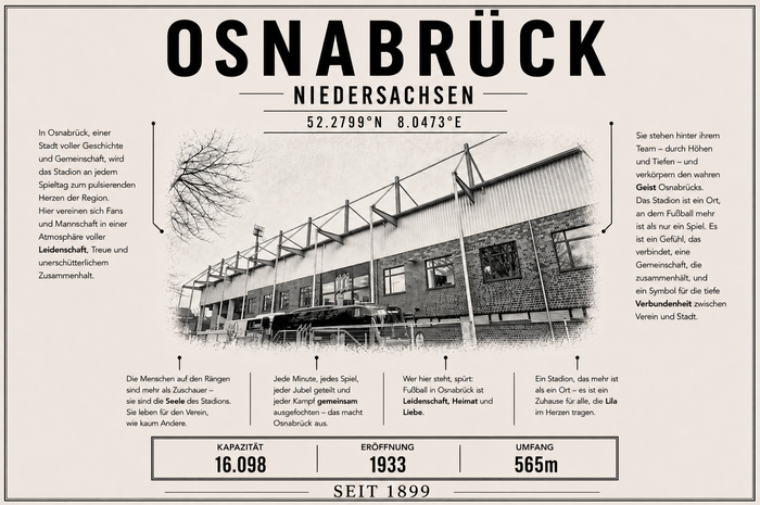 Osnabrück Stadion Leinwand