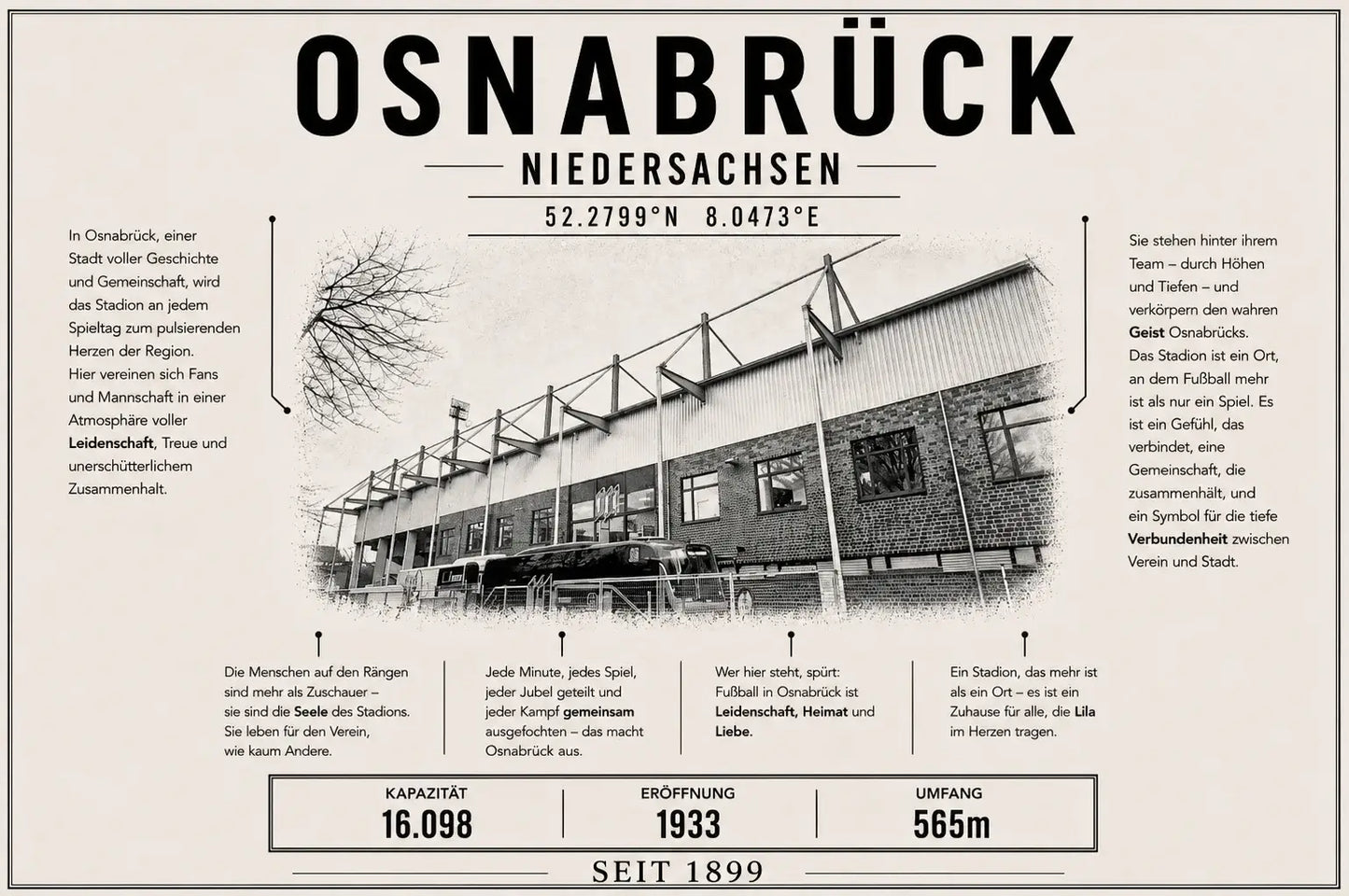 Osnabrück Stadion Leinwand