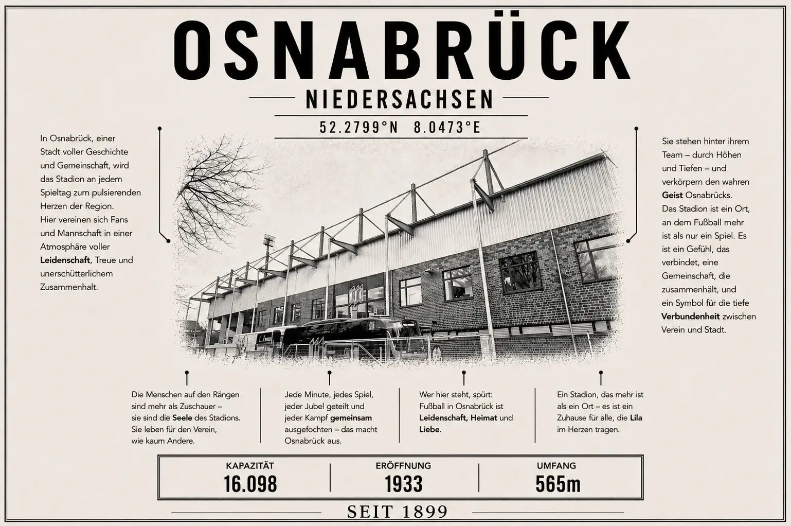 Osnabrück Stadion Leinwand