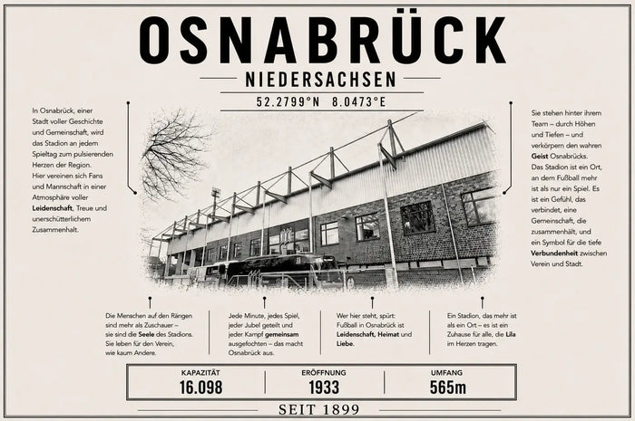 Osnabrück Stadion Leinwand
