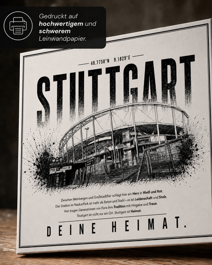 Stuttgart Stadion Leinwand