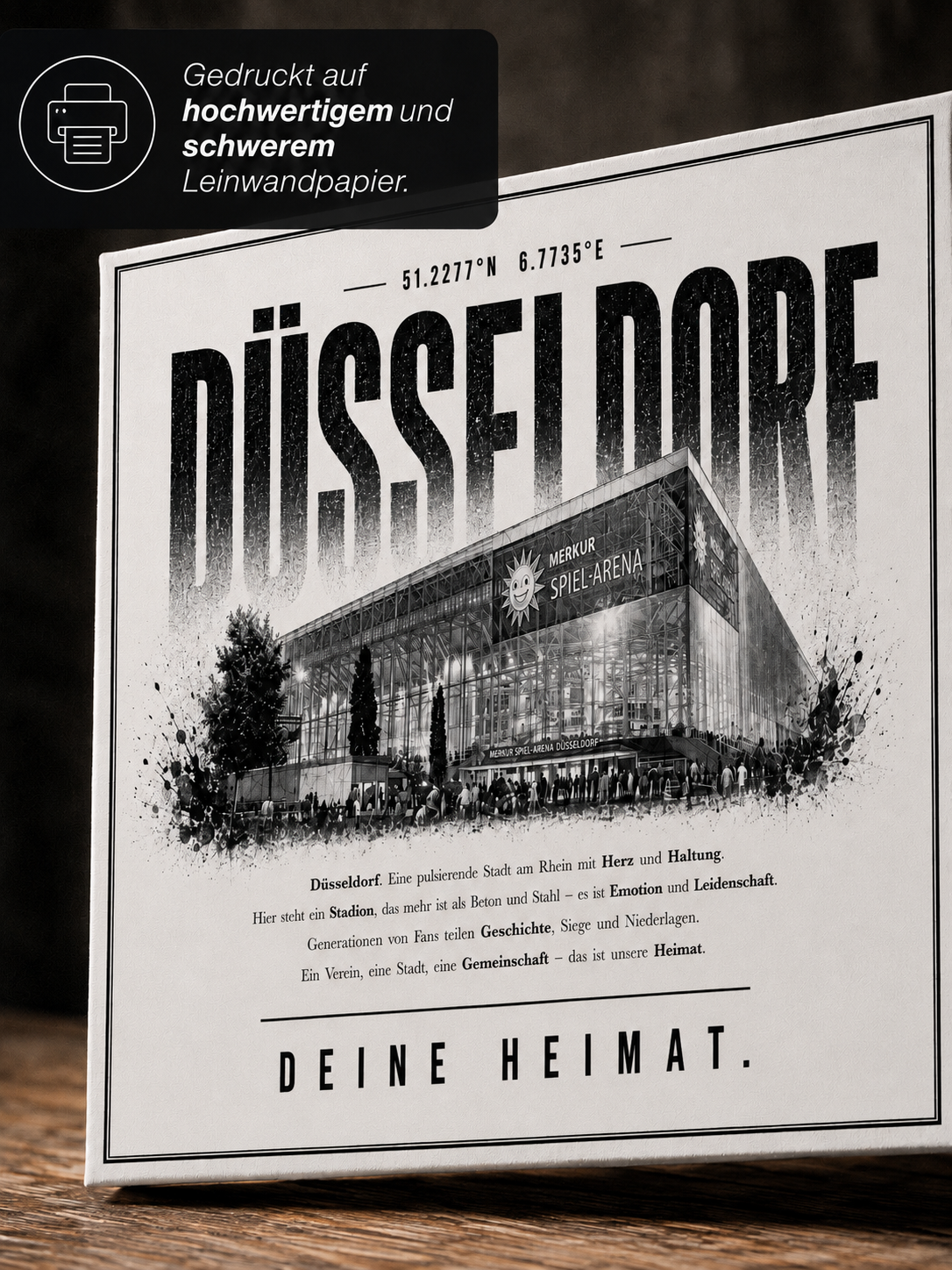 Düsseldorf Stadion Leinwand – Detailansicht 2