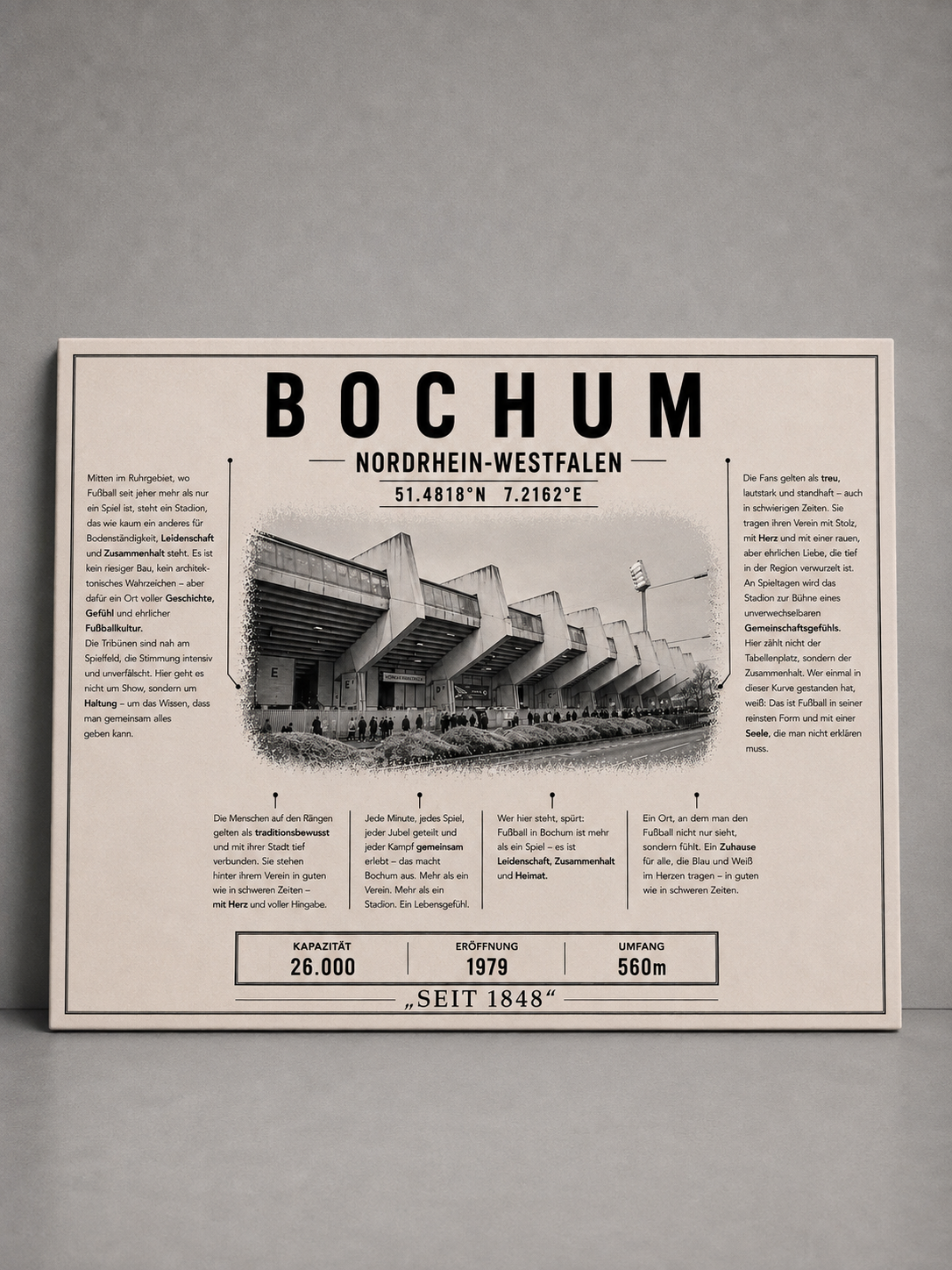Bochum Stadion Leinwand