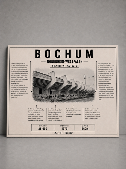Bochum Stadion Leinwand