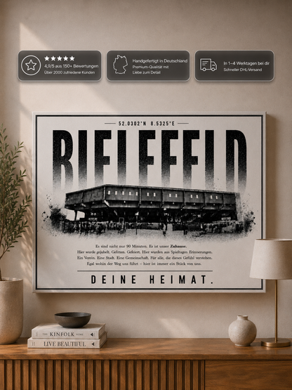 Bielefeld Stadion Leinwand