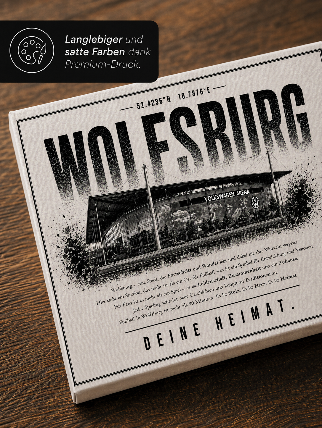 Wolfsburg Stadion Leinwand