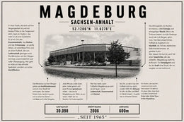 Magdeburg Stadion Leinwand